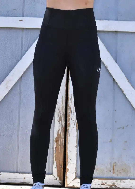 ’Origin’ High Waist Gym Leggings With Pockets - womens