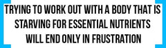 Text message on nutrient deficiency and complete protein in Fueling your Body for Optimal Performance article.